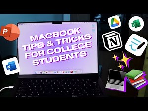 How I use my MacBook Pro For College (Tips, Tricks & Apps!)