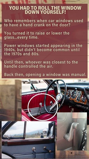 The Hand Crank Window Every Car Once Had