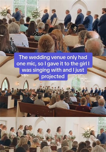 A Beautiful Wedding Surprise: Singing 'The Prayer'