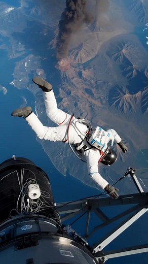 Out of this world perspective. During a routine spacewalk, our astronauts witnessed Earth's raw power and serene beauty simultaneously. A distant lightning storm illuminates the clouds below—a silent, celestial light show. 🌍⚡✨ #Spacewalk #ISS #NASA #EarthFromSpace #Lightning #AstronautView #OurPlanet #Space #ai | Astrovibe
