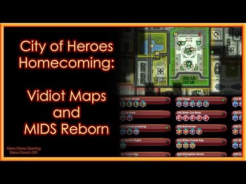 City of Heroes: Homecoming - Gameplay Tools: Vidiot Maps and MIDS Reborn - Links in description