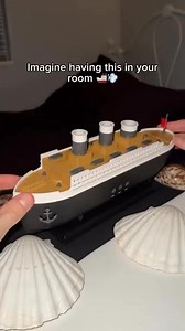 Titanic Ship Model Air Humidifier Home 250ml Remote Control Jellyfish Smoke Aroma Diffuser #nuekin NUEKIN #giftshop #diffuser #Titanic | NUEKIN