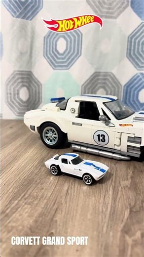 Hotwheels Brick Corvette GRAND SPORT 🏁🔥 #hotwheels #unboxing #fyp #avispon_omega