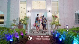 Monster 24ft Smart Multicolor LED Pathway Lights with 4 LED Lights for Outdoor Lighting, for Christmas, Halloween, Party, Gameday and More