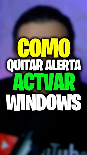 COMO QUITAR LA MARCA DE AGUA *Activar Windows*
