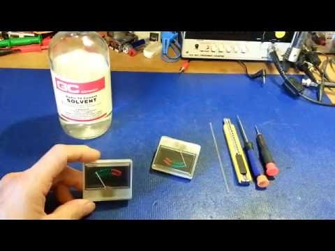 How to free up stuck CB radio meter movements. Your meter probably isn't bad!