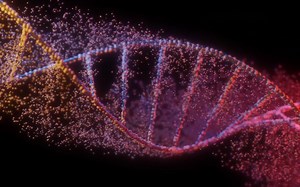 blender DNA螺旋结构粒子动画