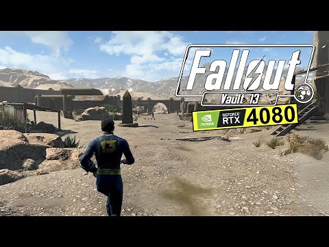Fallout: Vault 13 Demo (Fallout 1 Remake - Fallout 4 Mod) PC RTX 4080 4K Ultra Gameplay