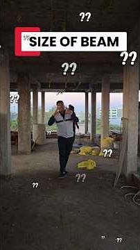 Beam Size Calculation for G+2 Residential Building | Civil Practical Training | Site Method