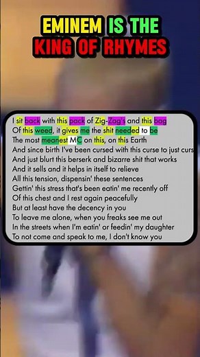 Eminem - The way I am #rap #hiphop #music #eminem #lyrics #lyricvideo