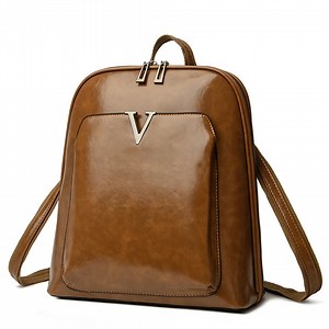 [Hot Item] Vintage Backpacks Female High Quality Leather Rucksack Women Knapsack Travel Bagpack Ladies Daypack Large Capacity School Bags