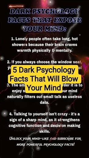 5 Dark Psychology Facts That Will Blow Your Mind #shorts #psychologyfacts #mindflip #humanbehavior