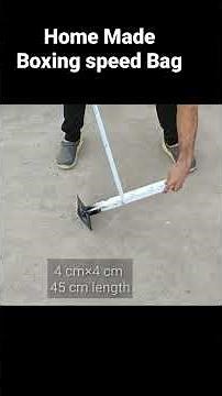 how to make boxing speed bag at home عمل كره الملاكمه في المنزل بابسط الادوات
