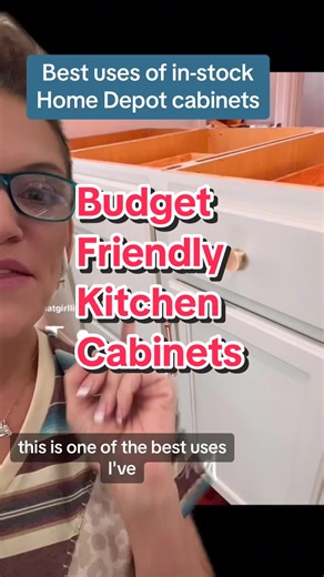 Budget-Friendly Kitchen Cabinets with Unfinished In-Stock Home Depot Cabinets
