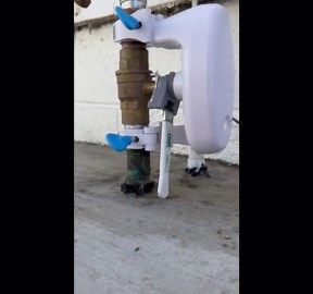 CUSTOS/Firebot DIY Automatic Water Shut Off Valve Control, LoRa Water Leak Detection Device Kit with 3 WiFi Water Leak Sensor, WiFi Water Shutoff Valve with Battery Backup