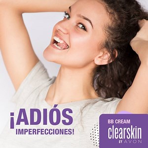 Antes de salir, mírate al espejo y comprueba que tu rostro está libre de imperfecciones gracias a la nueva BB Cream de Clearskin. | Avon