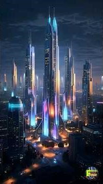 Future City 2150 🤯 Cars Without Drivers, Smart Markets & Life in the Future | 8K AI Film #shorts