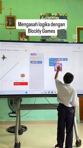 Mengasah logika dengan Blockly Games
