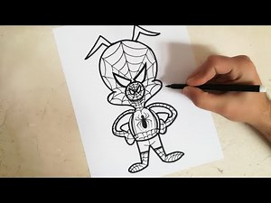 HOW TO DRAW SPIDER-HAM | A NEW UNIVERSE | how to draw spider-ham