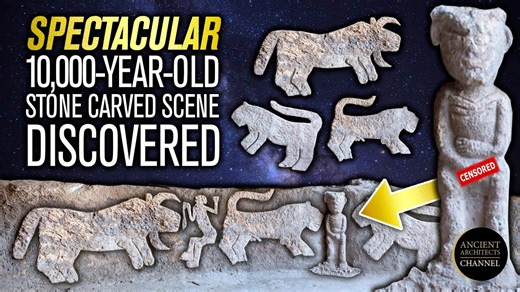 Ancient 10,000-year-old stone carving unearthed in Turkey