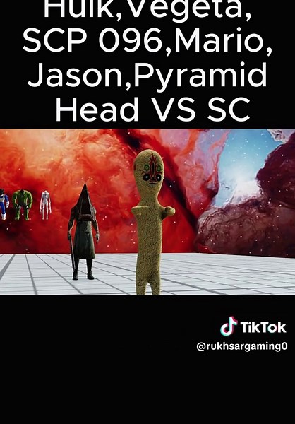 part 2 Hulk,Vegeta,SCP 096,Mario,Jason,Pyramid Head vs scp096#Animated #scpfoundation #scptiktok #scp #trandingvideos
