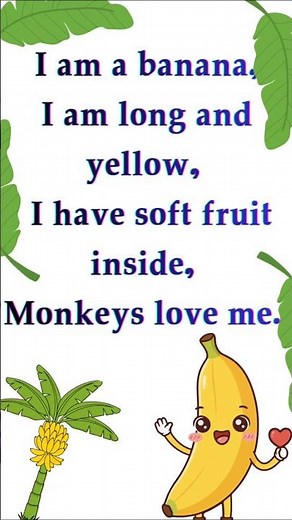 bananas short story | easy english story | story reading #kidslearning #story #education #cartoon