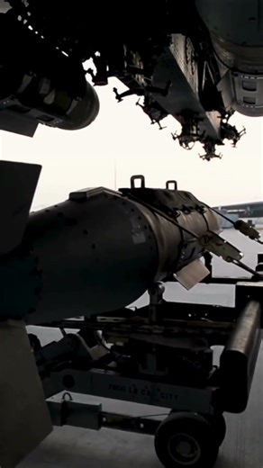 B-52 Massive Bomb Drop From Inside The Cockpit #shorts