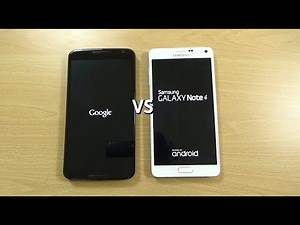 Nexus 6 Official Android 5.1.1 VS Note 4 Official 5.0.2 Lollipop - Speed Test!