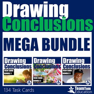 Drawing Conclusions Task Cards Mega Bundle (Grades 3-5)