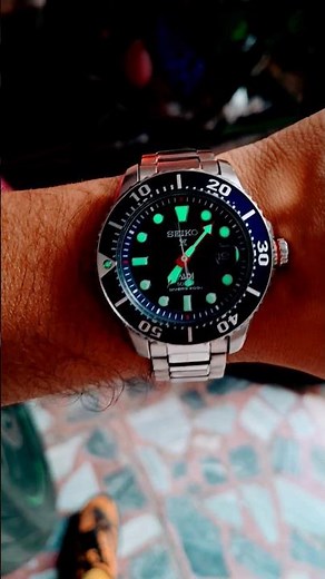 Charging my Seiko Solar Diver Watch #kawasaki #klx230 #seiko #divewatch