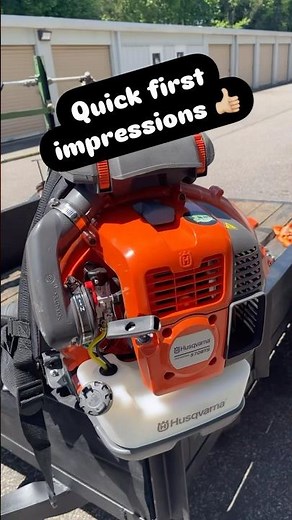 570bts Husqvarna blower my first impressions