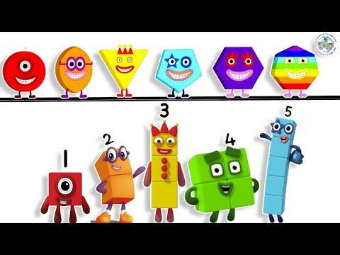 Let's Sort & Learn Shapes ,Numbers & Colors With Numberblocks | Educational Videos For Kids