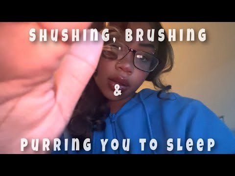 Shushing, Brushing & Purring You to Sleep • LOFI ASMR
