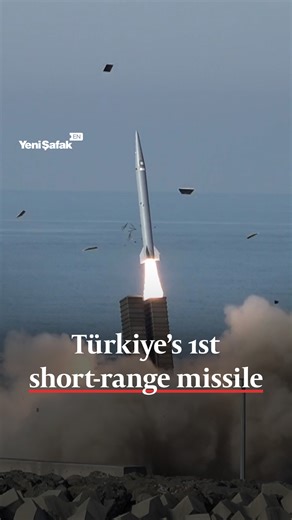 Türkiye’s first homegrown short-range missile system Tayfun, made by Turkish defense firm Roketsan, was test-fired on Monday in northeastern Türkiye. The third firing test of the missile system was concluded successfully by Roketsan at 12.37 pm (0937GMT) from the Rize-Artvin Airport. It did previous test-fires from the same airport in October 2022 and May 2023. It entered mass production in May 2023 after its second test fire, according to a report by the Defence Turk website. Tayfun boasts the 