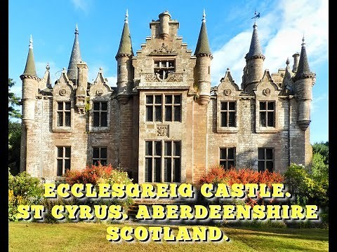 4K. ECCLESGREIG CASTLE. St Cyrus. Aberdeenshire. Scotland.