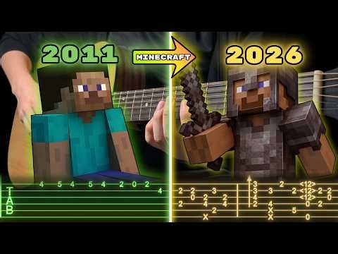 Evolution of Minecraft Music (2011-2026) | Fingerstyle Guitar