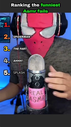 Ranking the funniest asmr fails