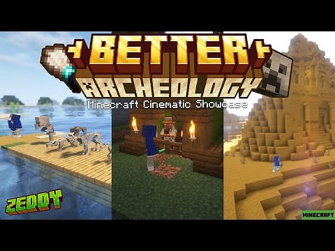Better Archeology Mod - Minecraft Cinematic Showcase - Up to 1.21.1