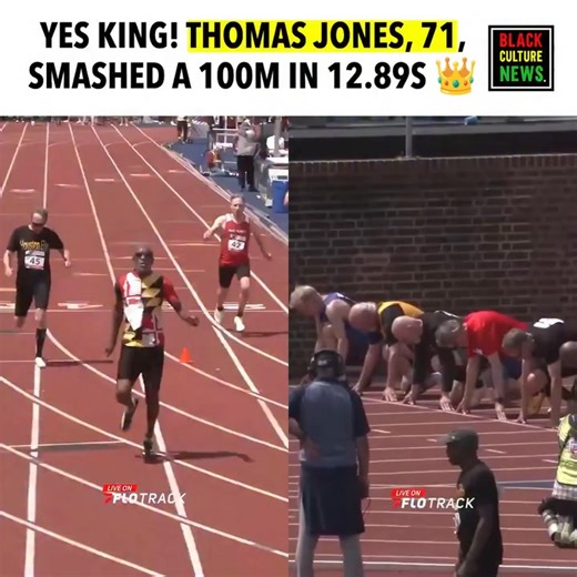 Black excellence, not defined by age!! 🔥💯 12.89 100m at 71 Years Old! ##marathon #race #ProudMoment #greatness | Black Culture News