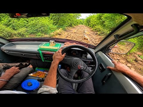 4K POV Super Carry Off-Road Drive | Rough Village Roads & Pure ASMR