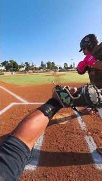 why is there a pyramid 🤯 #catcher #pov #baseball #sports #sundayleague #highlights #mlbb