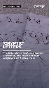 38K views · 216 reactions | People are finding cryptic notes in their mailboxes in a rural Cincinnati suburb. The messages have confusing symbols and words, and more and more neighbors are finding them: https://bit.ly/4etJoL4 | LOCAL 12, WKRC-TV | Facebook