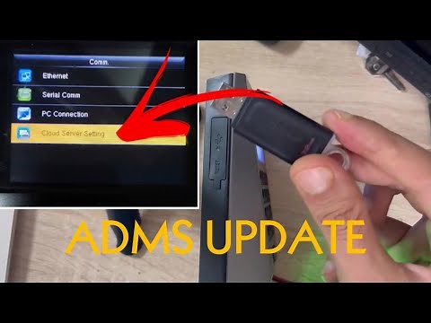 ZKTeco ADMS Update USB - Upgrading Firmware - mise a jour pointeuse