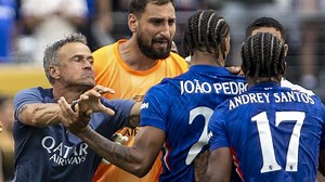 Las explicaciones de Luis Enrique a su incidente con Joao Pedro