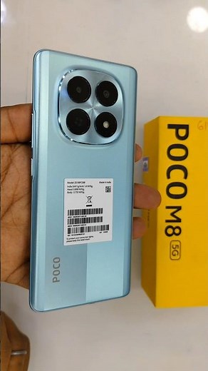 poco m8 5g quick unboxing ⚡first look first impression & review