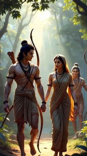 वनवास की परीक्षा😱 #jaishreeram #rambhakti #ramkatha #shorts #ytshorts #devotional #foryou #viral