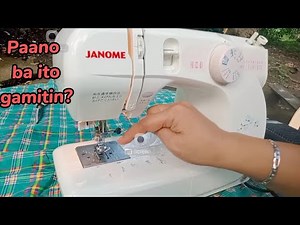 How to operate portable sewing machine/Paano gamitin ang portable sewing machine