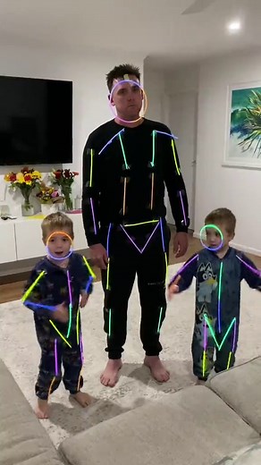 Light It Up: Crazy Glowstick Dance Party for Dads and Twins