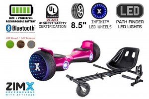 ZIMX Pink G2 JET All Terrain Hoverboard, 8.5" Off Road Bluetooth   HK8 Kart  | eBay UK