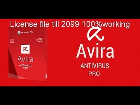 How to download Avira antivirus pro license file till 2099